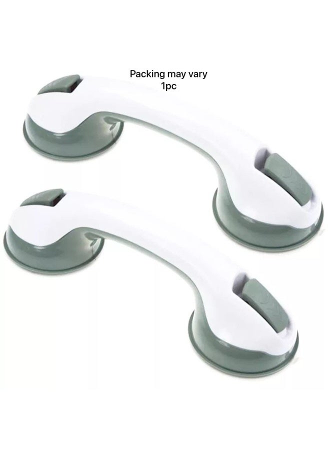 مقبض متعدد الاستخدامات كوالتي عاليه مقبض أمان للحمام مزود بأكواب شفط قوية، يوفر دعماً آمناً للاستحمام وأحواض الاستحمام، سهل الإمساك، بدون تركيب، مناسب لكبار السن، ويستخدم كقضيب إمساك للحائط أو الباب لتعزيز الأمان أثناء الاستحمام - Image 1